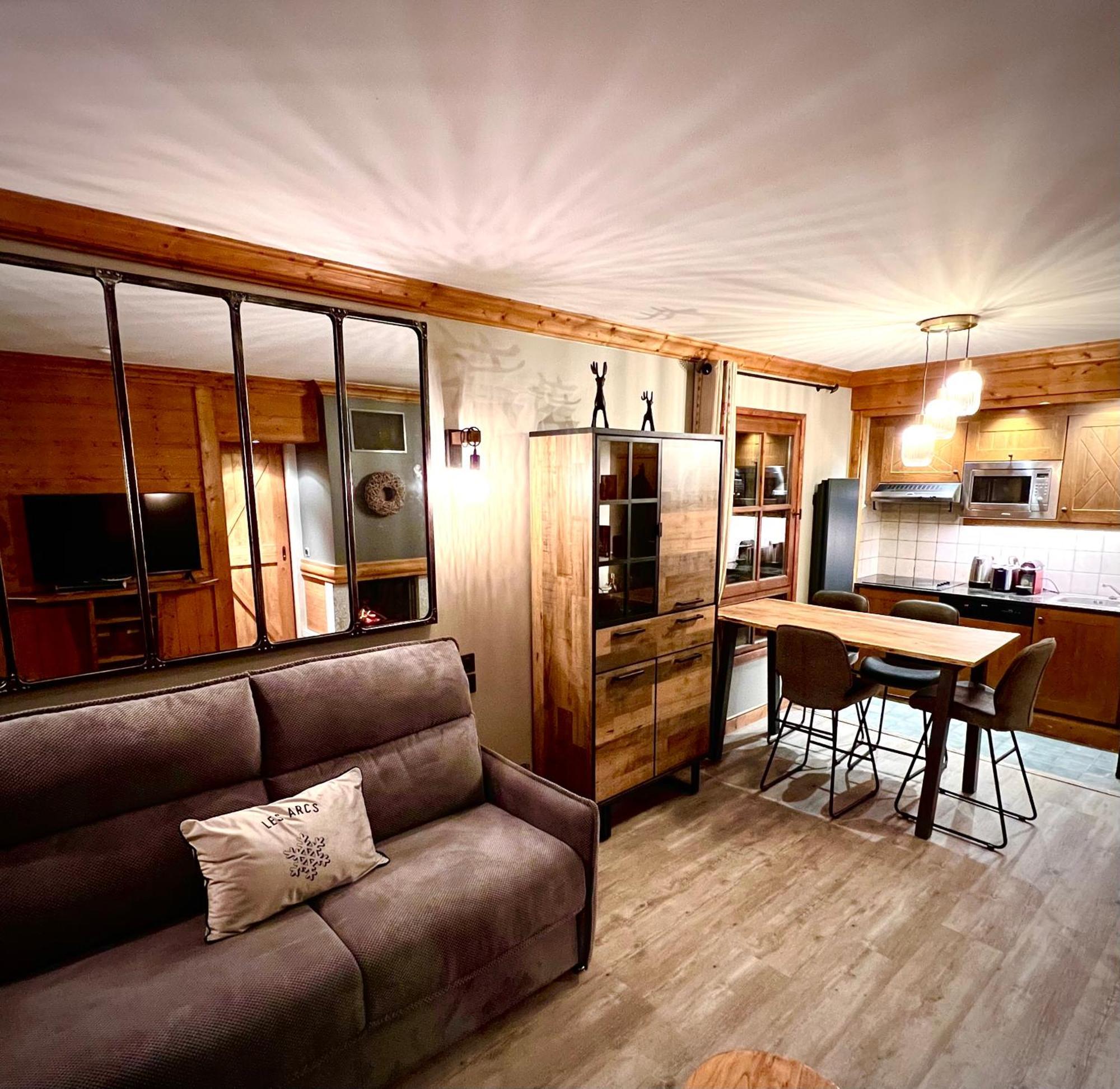 Arc 1950 - Chalet Des Lys - Appt Luxe 4 Pers Les Arcs  ภายนอก รูปภาพ